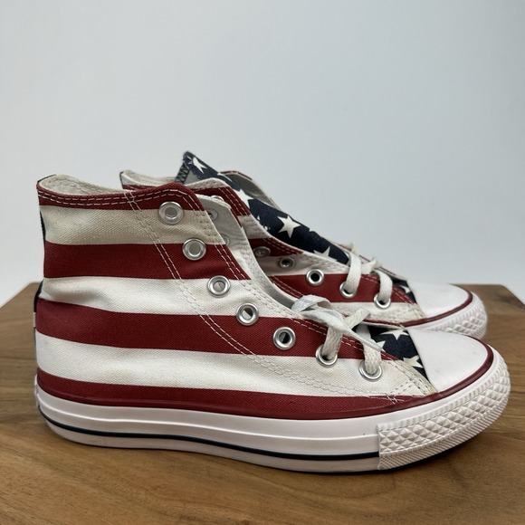 Womens Converse Chuck Taylor All Star Stars & Bars M8437 Shoes Size 6 M - Picture 1 of 10